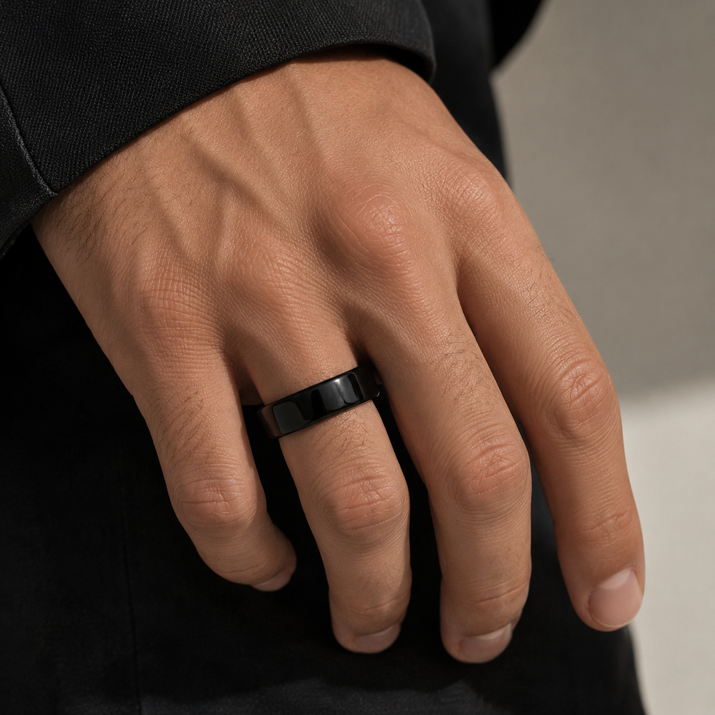 ZAID Smart Ring — vista de perfil